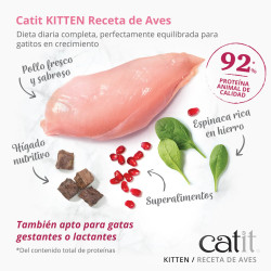 Pienso Recipes Kitten para Gatitos | 92% Proteína Animal y Sin Cereales