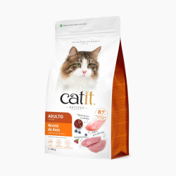 Pienso de Aves para Gatos Adultos Quisquillosos | 87% Proteína Animal y Omega-3