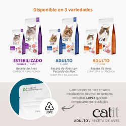 Pienso de Aves para Gatos Adultos Quisquillosos | 87% Proteína Animal y Omega-3