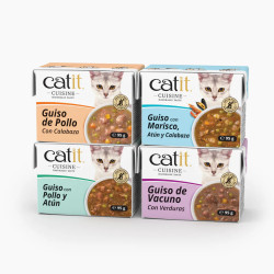 Comida húmeda - Guiso Catit para Gatos | Natural y Sin Cereales