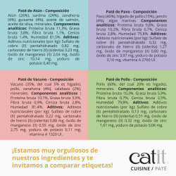 Paté Catit Cuisine para Gatos | Natural y Sin Cereales