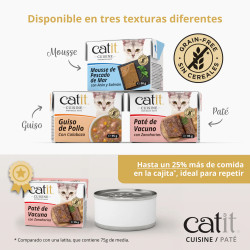 Paté Catit Cuisine para Gatos | Natural y Sin Cereales