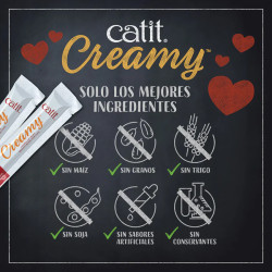 Snacks cremosos para Gatos Catit Creamy – 4 Tubos