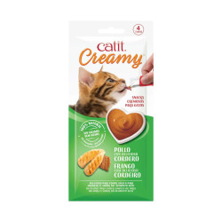 Snacks cremosos para Gatos Catit Creamy – 4 Tubos