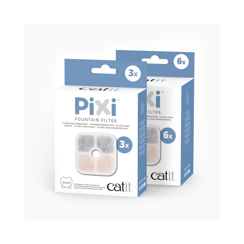 Filtro Catit PIXI – Repuesto Triple Acción para Fuente | Agua Limpia para Gatos