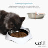 Platos Catit PIXI para Gatos | Comederos Ergonómicos y Antifatiga de Bigotes