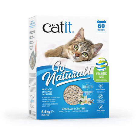 Catit Go Natural | Arena para Gatos Aglomerante Ecológica y Sin Polvo