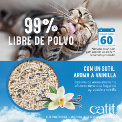 Catit Go Natural | Arena para Gatos Aglomerante Ecológica y Sin Polvo