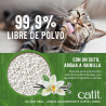 Catit Go Natural Arena Vegetal | Suave, Biodegradable y Sin Polvo para Gatos