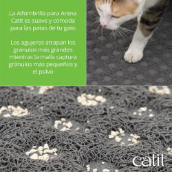 Alfombra Antideslizante para Arenero de Gato Catit | 40 x 60 cm