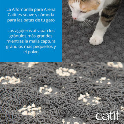 Alfombra Antideslizante para Arenero de Gato Catit | 40 x 60 cm