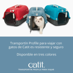 Transportín para Gatos Catit Profile | Seguro, Resistente y Aprobado para Avión