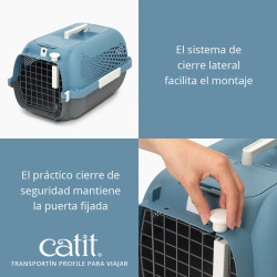 Transportín para Gatos Catit Profile | Seguro, Resistente y Aprobado para Avión
