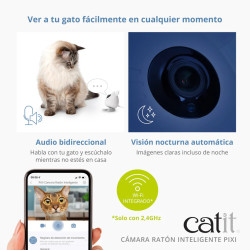 Cámara Inteligente Catit PIXI | Vigila a tu Gato desde el Móvil