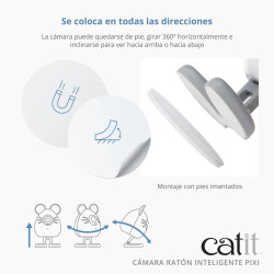 Cámara Inteligente Catit PIXI | Vigila a tu Gato desde el Móvil