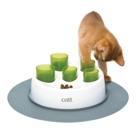 Comedero Antivoracidad Catit Senses Digger | Interactivo y Seguro para Gatos