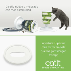 Catit Senses Food Tree | Comedero Interactivo Antivoracidad para Gatos