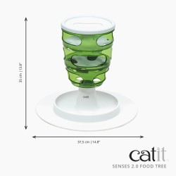 Catit Senses Food Tree | Comedero Interactivo Antivoracidad para Gatos