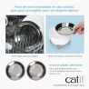 Comedero Elevado Catit PIXI | Plato Ergonómico con Diseño Felino y Acero Inoxidable