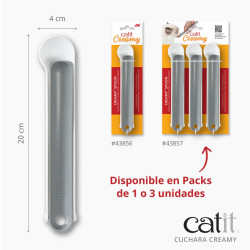 Cuchara Catit Creamy | Accesorio para Snacks de Gato sin Derrames