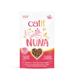 Snacks sostenibles para gatos Catit Nuna | Con proteína de insectos